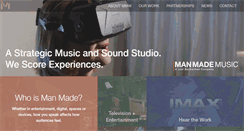 Desktop Screenshot of manmademusic.com